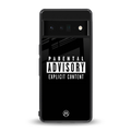 explicit content back phone cover | glass case for google pixel 6 pro