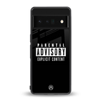 explicit content back phone cover | glass case for google pixel 6 pro