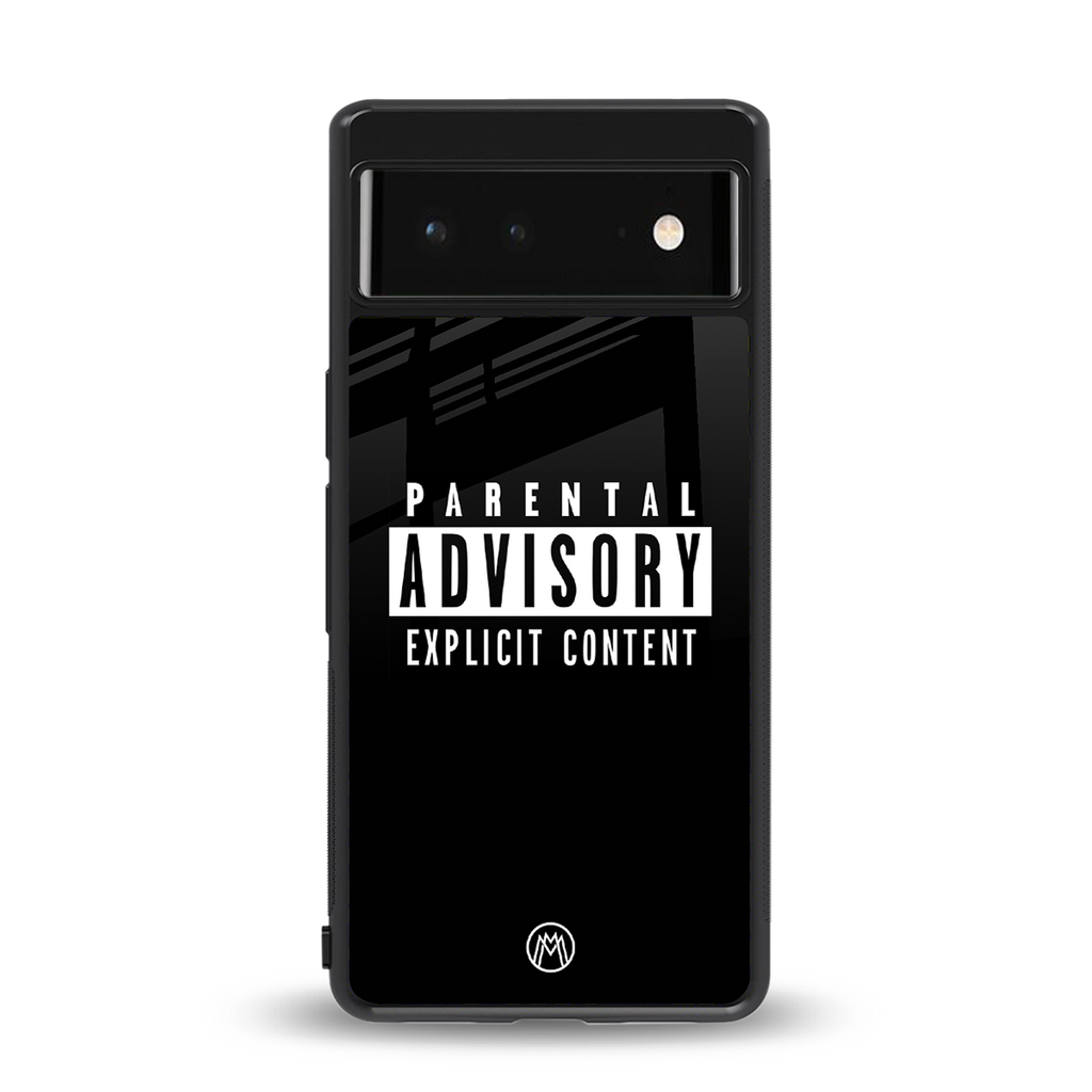 explicit content back phone cover | glass case for Google Pixel 6A