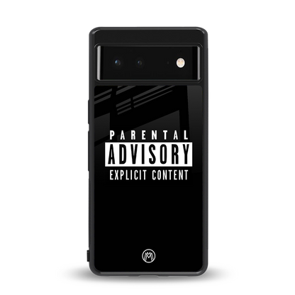 explicit content back phone cover | glass case for Google Pixel 6A