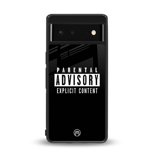 explicit content back phone cover | glass case for Google Pixel 6A
