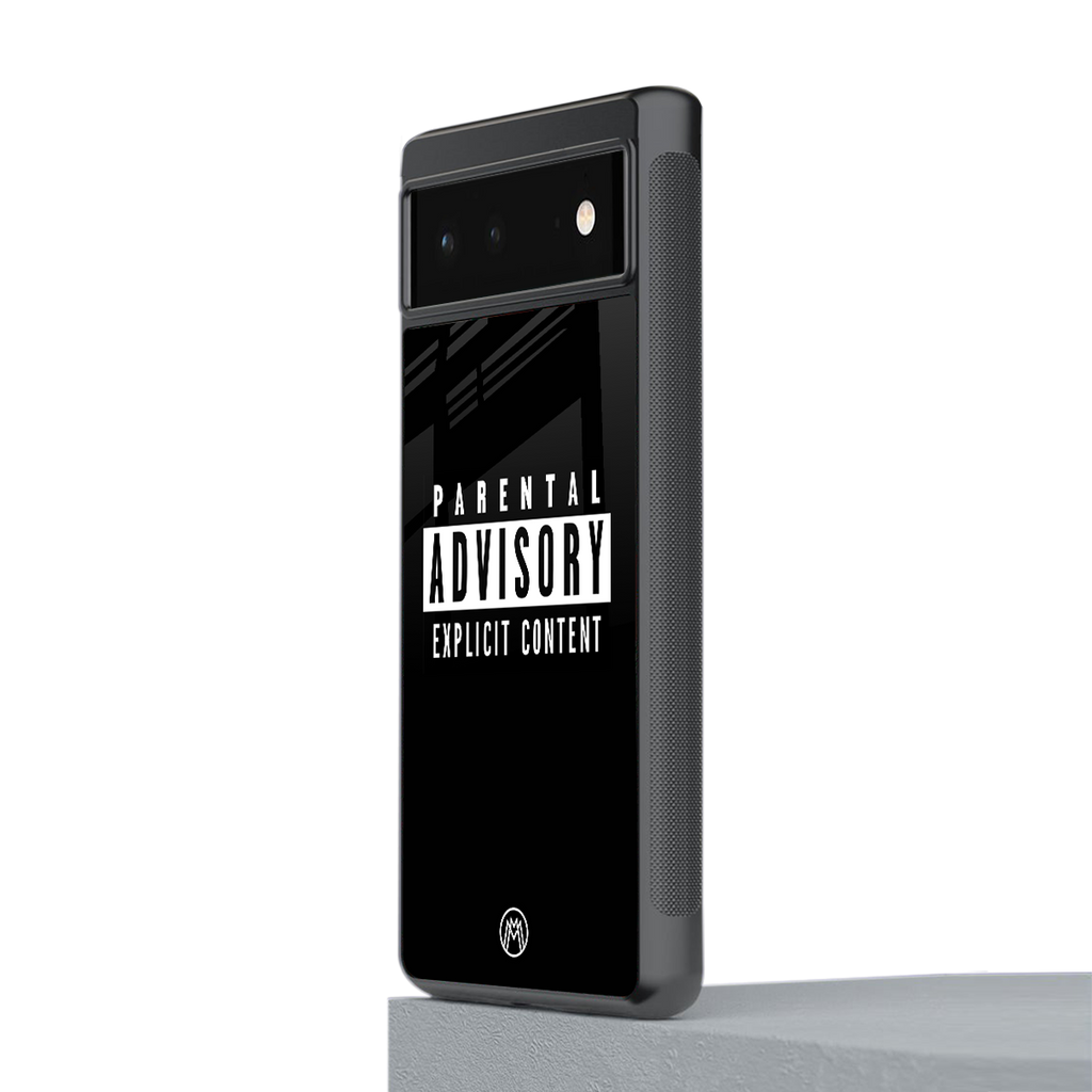 explicit content back phone cover | glass case for Google Pixel 6A