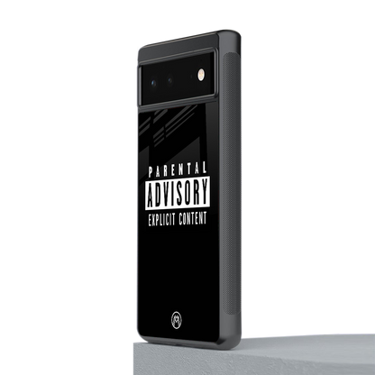 explicit content back phone cover | glass case for Google Pixel 6A