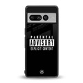 explicit content back phone cover | glass case for google pixel 7 pro