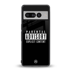 explicit content back phone cover | glass case for google pixel 7 pro