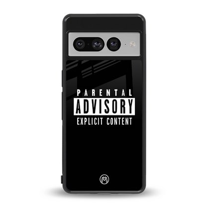 explicit content back phone cover | glass case for google pixel 7 pro