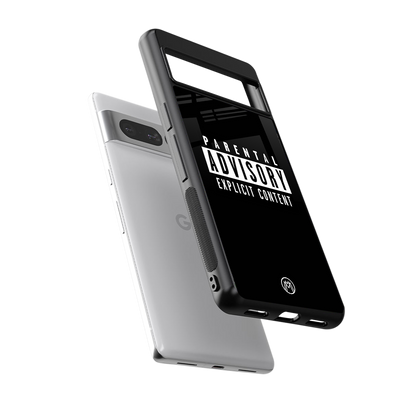 explicit content back phone cover | glass case for google pixel 7 pro