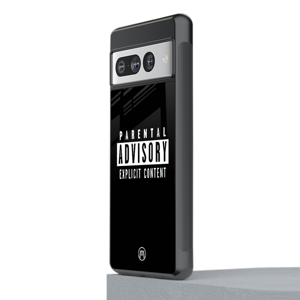 explicit content back phone cover | glass case for google pixel 7 pro