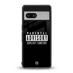 explicit content back phone cover | glass case for Google Pixel 7A