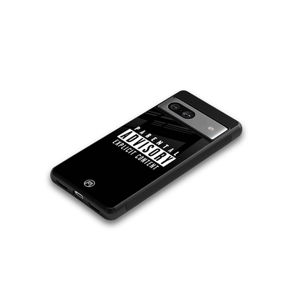 explicit content back phone cover | glass case for Google Pixel 7