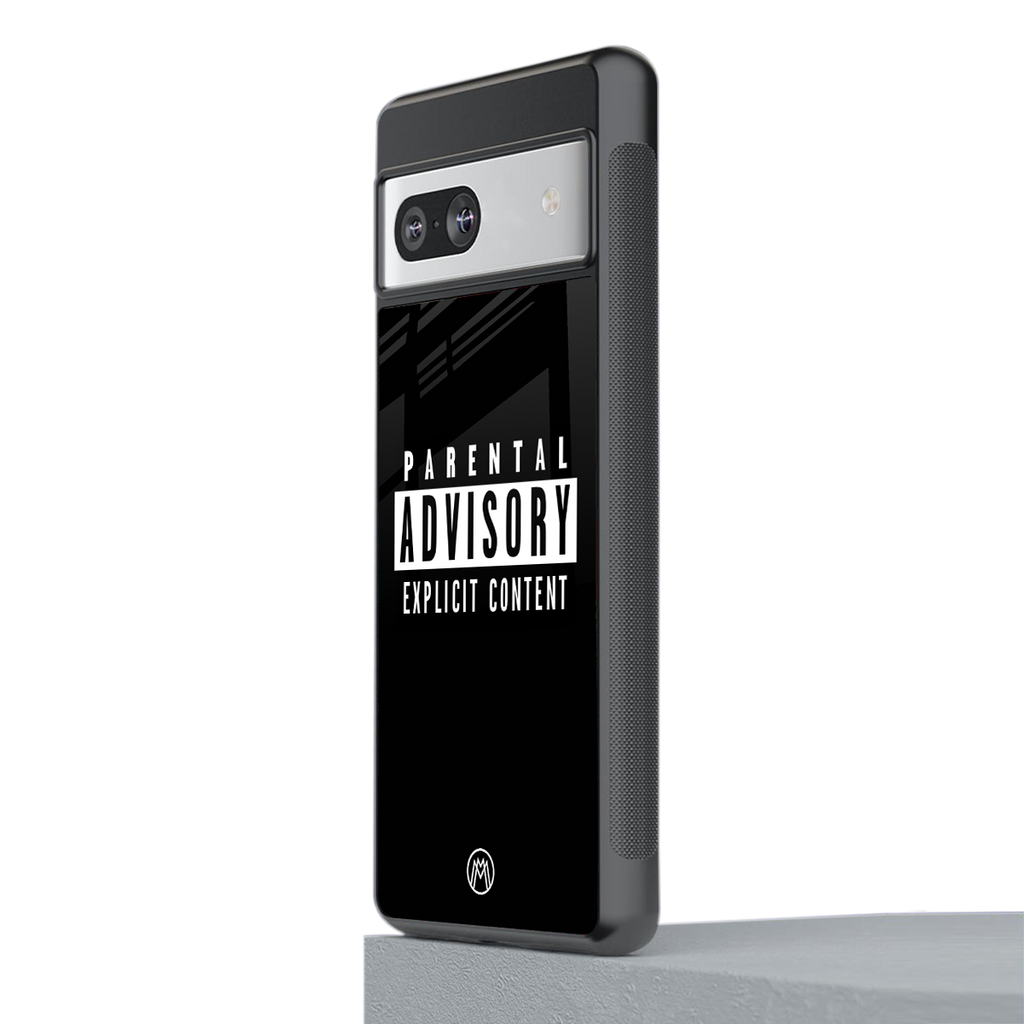 explicit content back phone cover | glass case for Google Pixel 7A