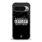 explicit content back phone cover | glass case for google pixel 9 pro