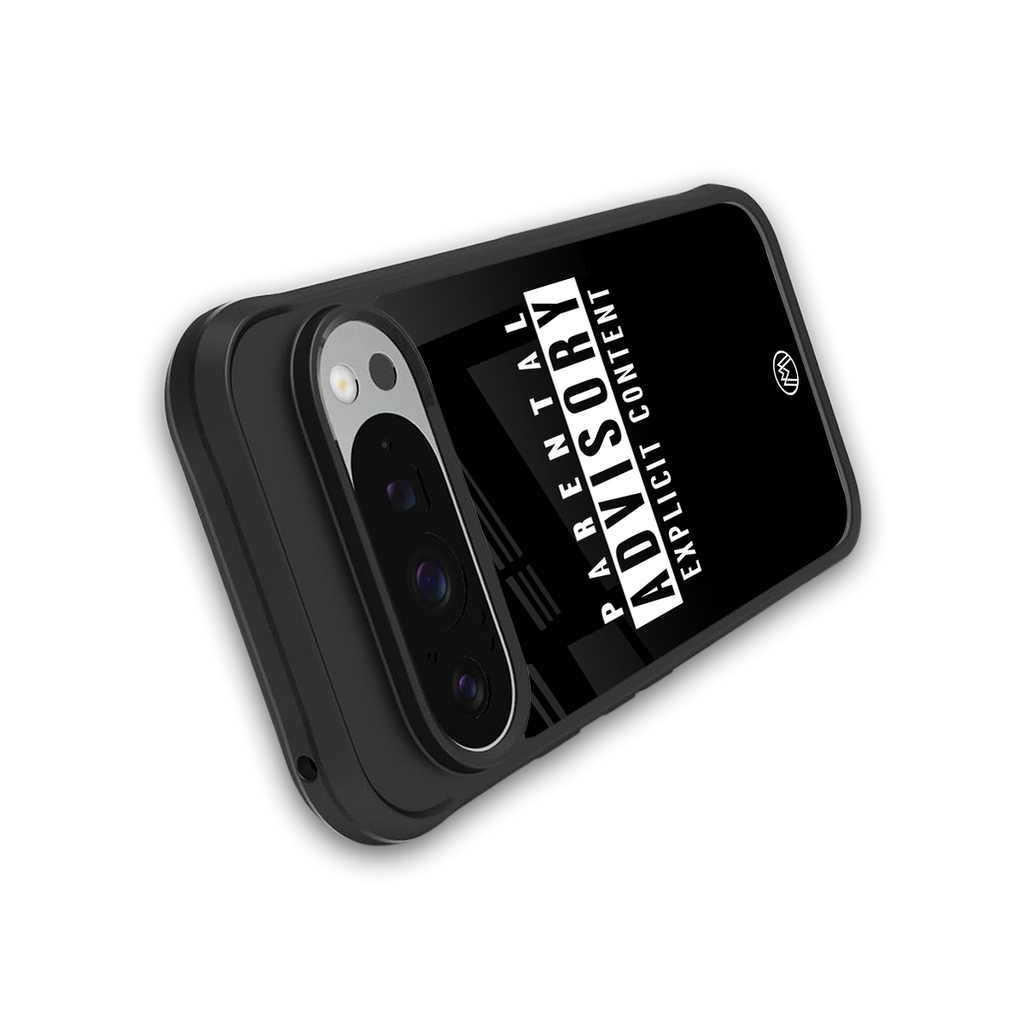 explicit content back phone cover | glass case for google pixel 9 pro