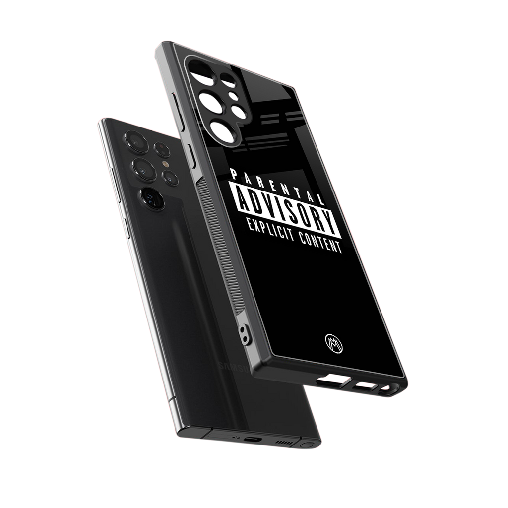 explicit content back phone cover | glass case for samsung galaxy s23 ultra