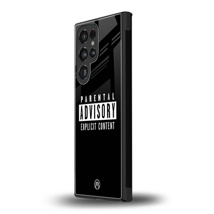 explicit content back phone cover | glass case for samsung galaxy s24 ultra