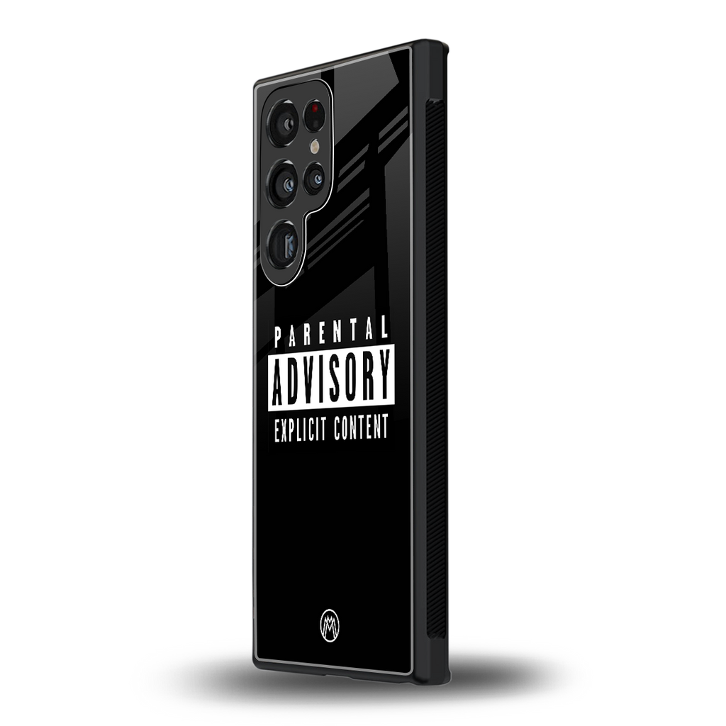 explicit content back phone cover | glass case for samsung galaxy s23 ultra