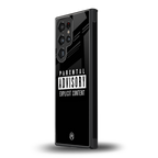 explicit content back phone cover | glass case for samsung galaxy s23 ultra