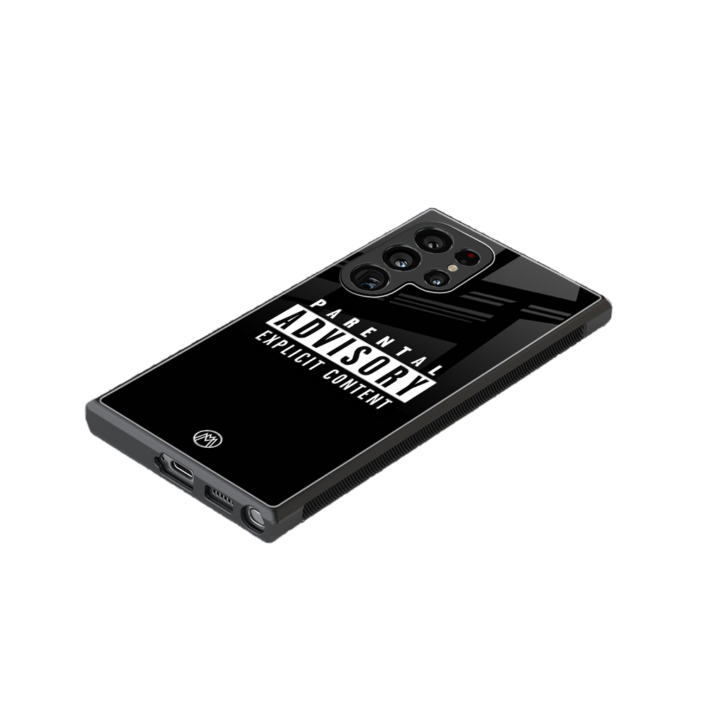 explicit content back phone cover | glass case for samsung galaxy s23 ultra