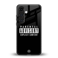 explicit content back phone cover | glass case for samsung galaxy s24 fe