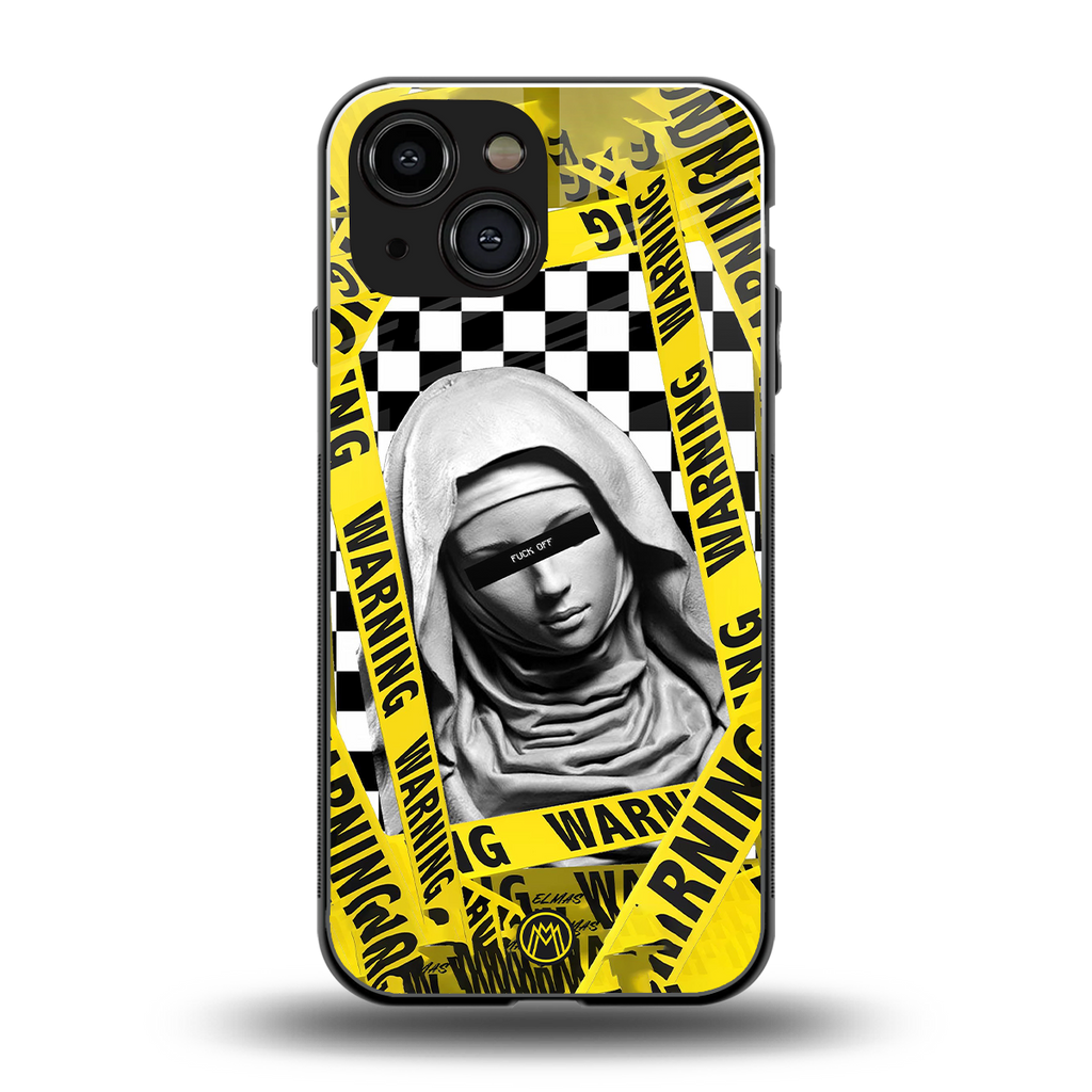 explicit signal back phone cover | glass case for iphone 13 mini