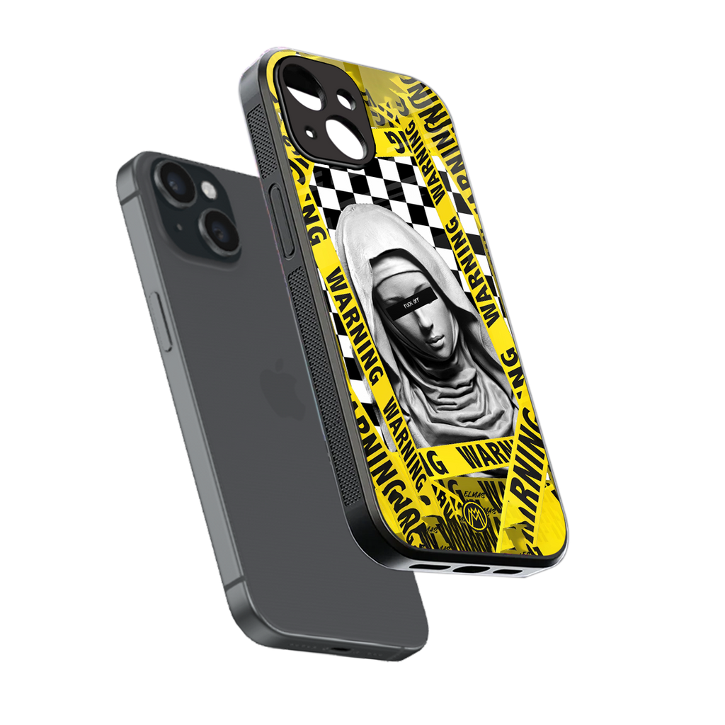 explicit signal back phone cover | glass case for iphone 13 mini