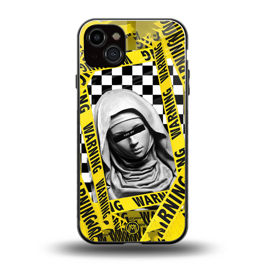 explicit signal back phone cover | glass case for iphone 15 plus