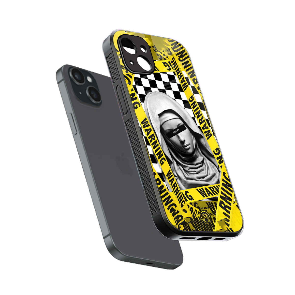 explicit signal back phone cover | glass case for iphone 15 plus