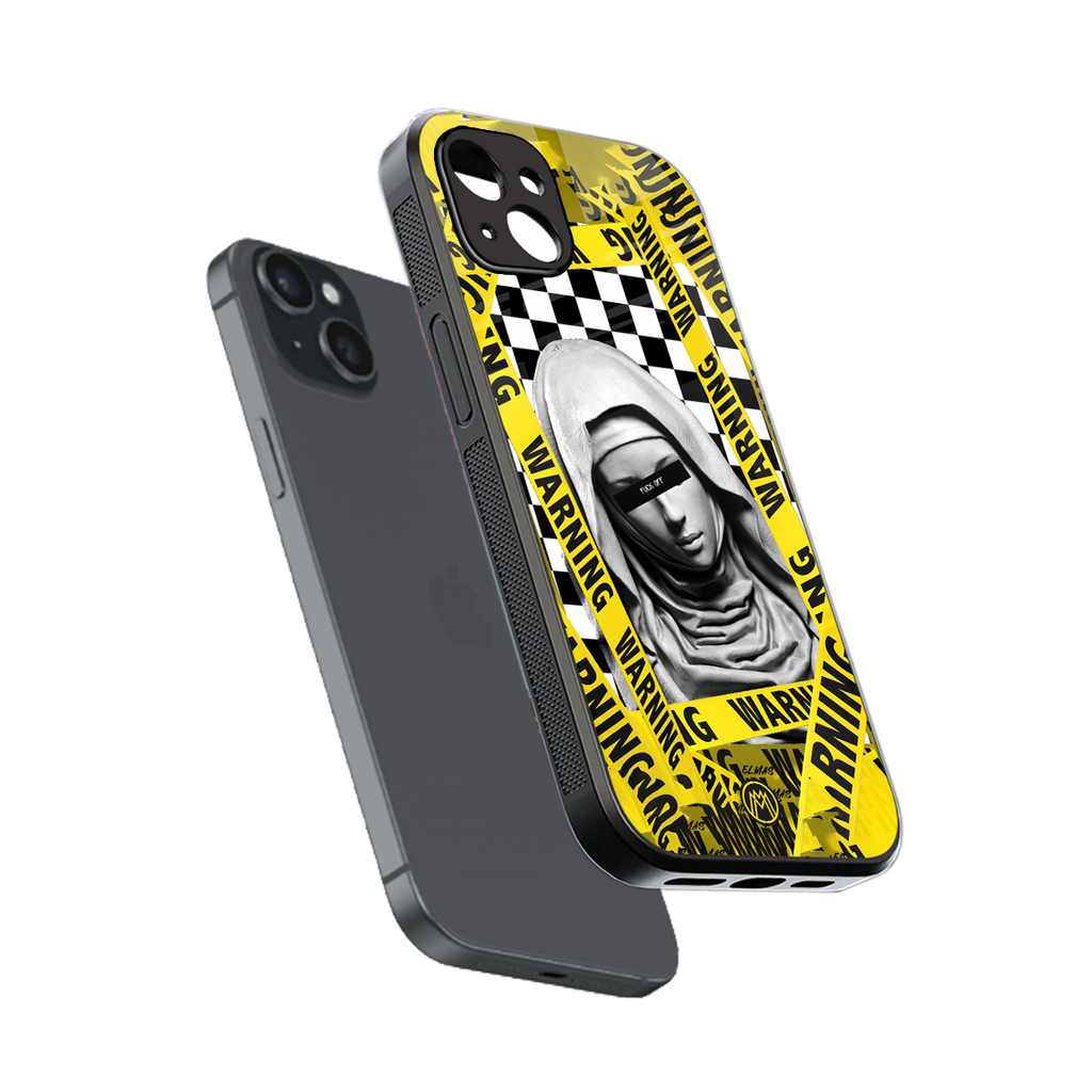 explicit signal back phone cover | glass case for iphone 14 plus