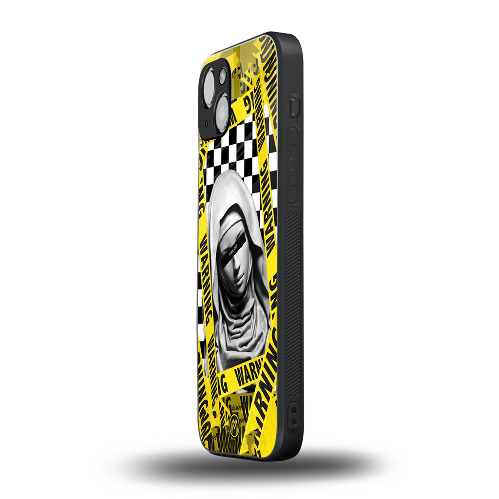 explicit signal back phone cover | glass case for iphone 14 plus