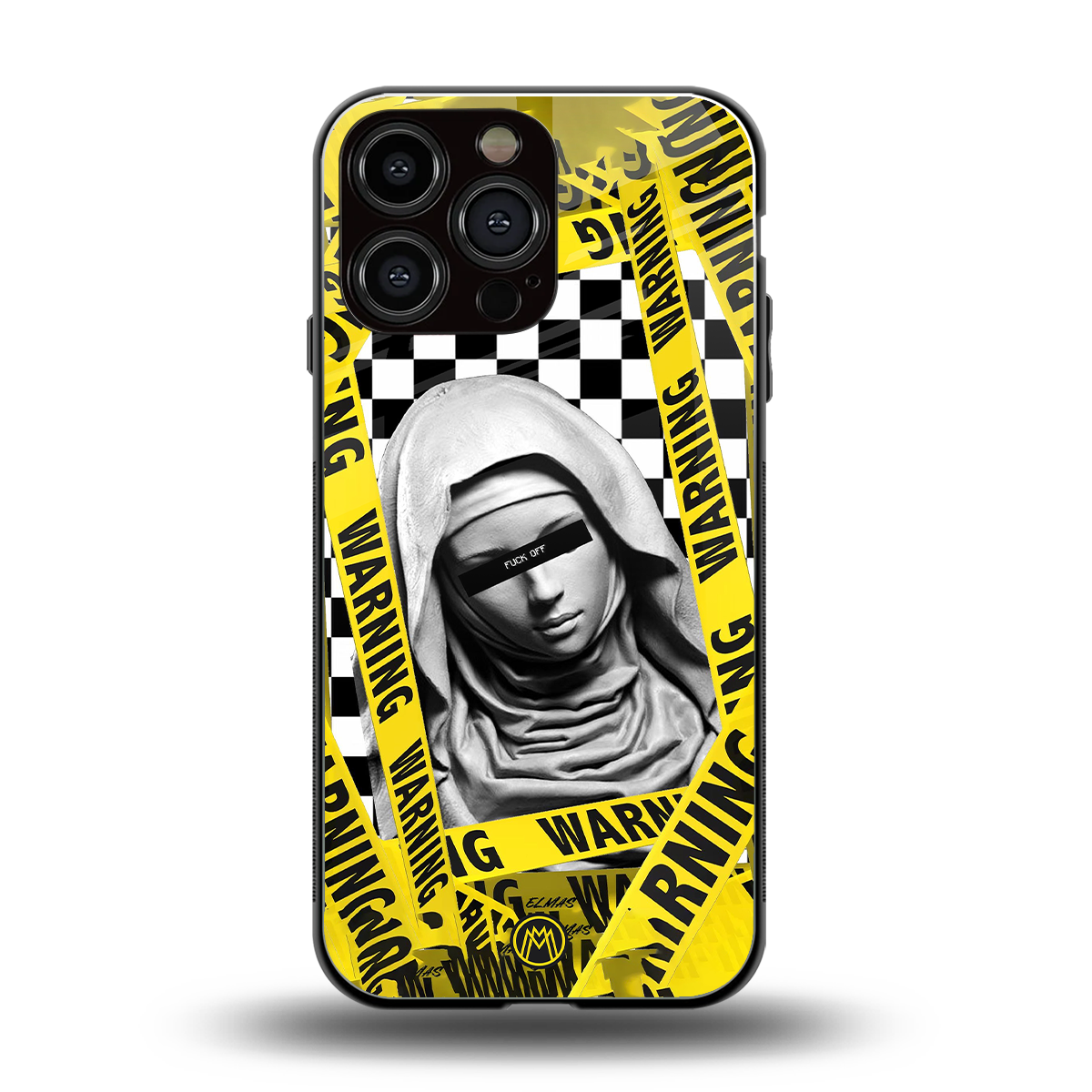 explicit signal back phone cover | glass case for iphone 14 pro max