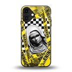explicit signal back phone cover | glass case for iphone 16 plus