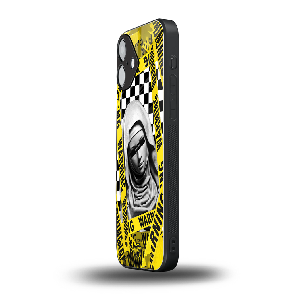 explicit signal back phone cover | glass case for iphone 16 plus