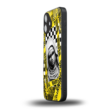 explicit signal back phone cover | glass case for iphone 16 plus