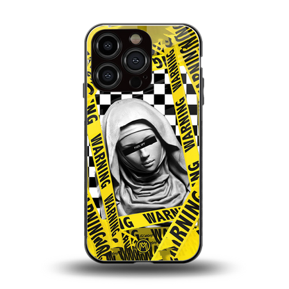 explicit signal back phone cover | glass case for iphone 16 pro