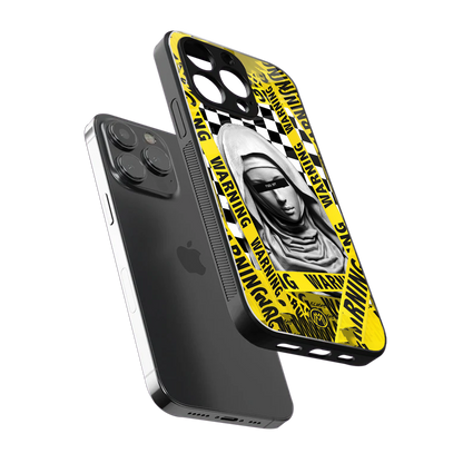 explicit signal back phone cover | glass case for iphone 16 pro