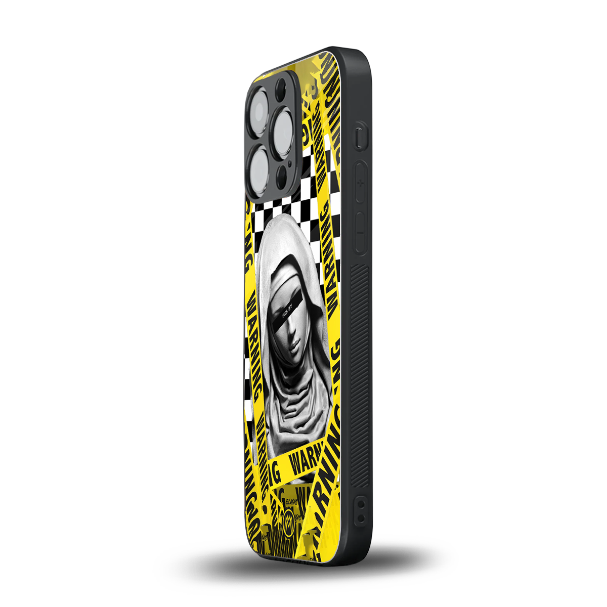 explicit signal back phone cover | glass case for iphone 16 pro