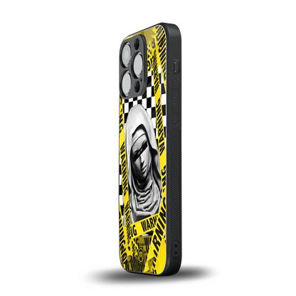 explicit signal back phone cover | glass case for iphone 16 pro