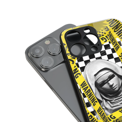 explicit signal back phone cover | glass case for iphone 16 pro