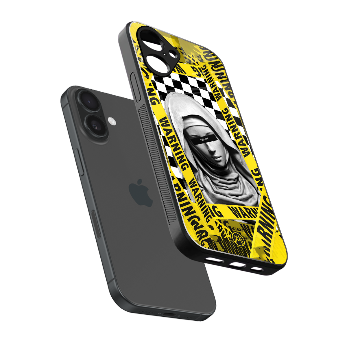 explicit signal back phone cover | glass case for iphone 16