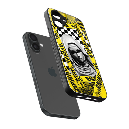 explicit signal back phone cover | glass case for iphone 16