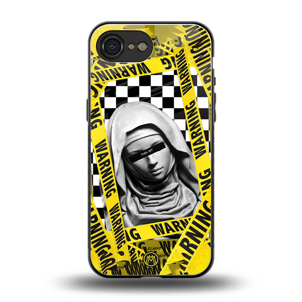 explicit signal back phone cover | glass case for iphone 16e