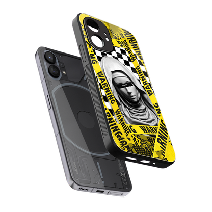 explicit signal back phone cover | glass case for nothing phone 1