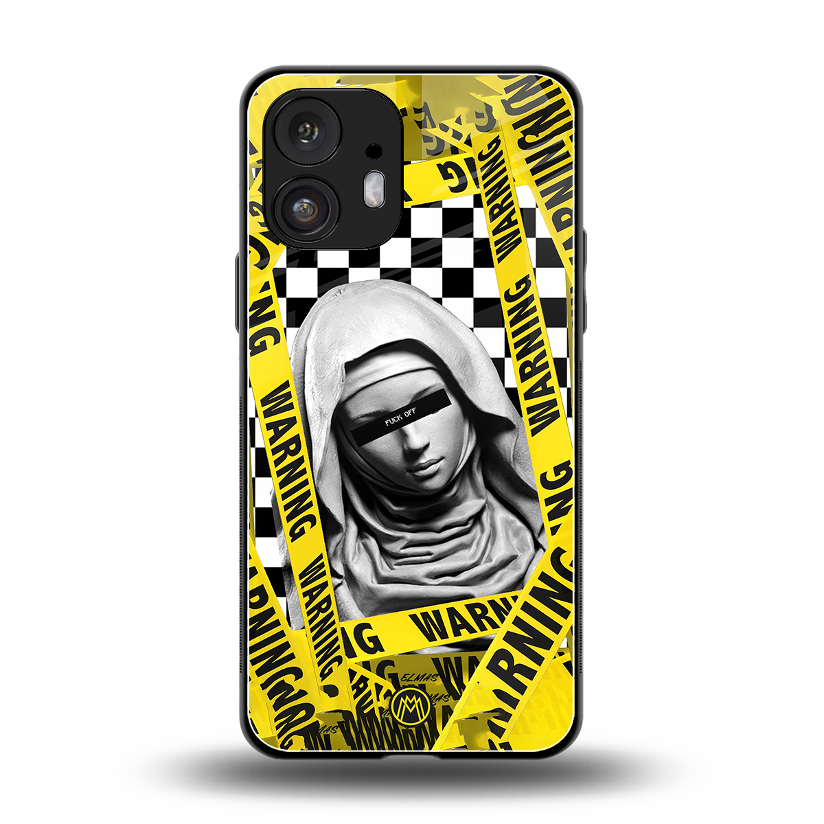 explicit signal back phone cover | glass case for nothing phone 2