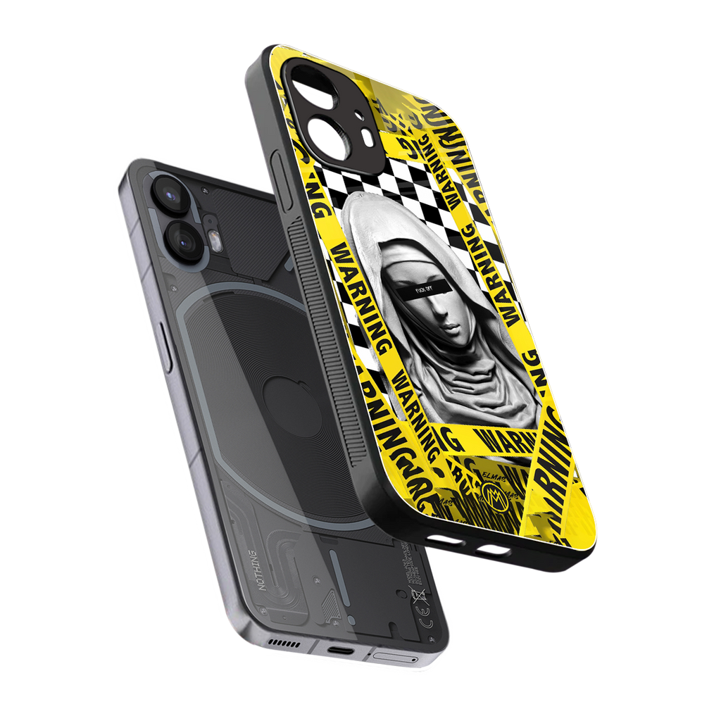 explicit signal back phone cover | glass case for nothing phone 2
