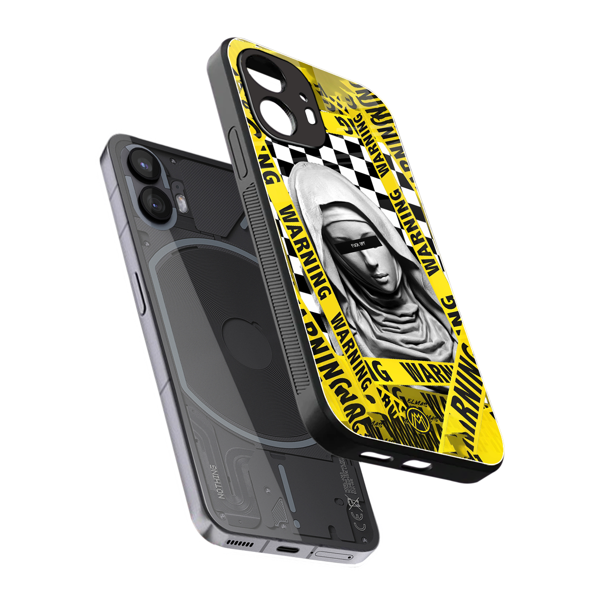 explicit signal back phone cover | glass case for nothing phone 2