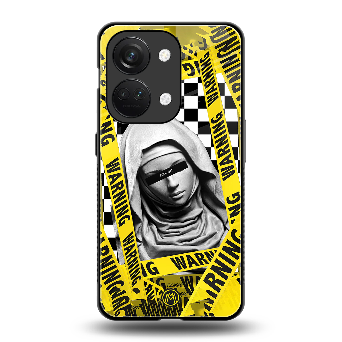 explicit signal back phone cover | glass case for oneplus nord 3
