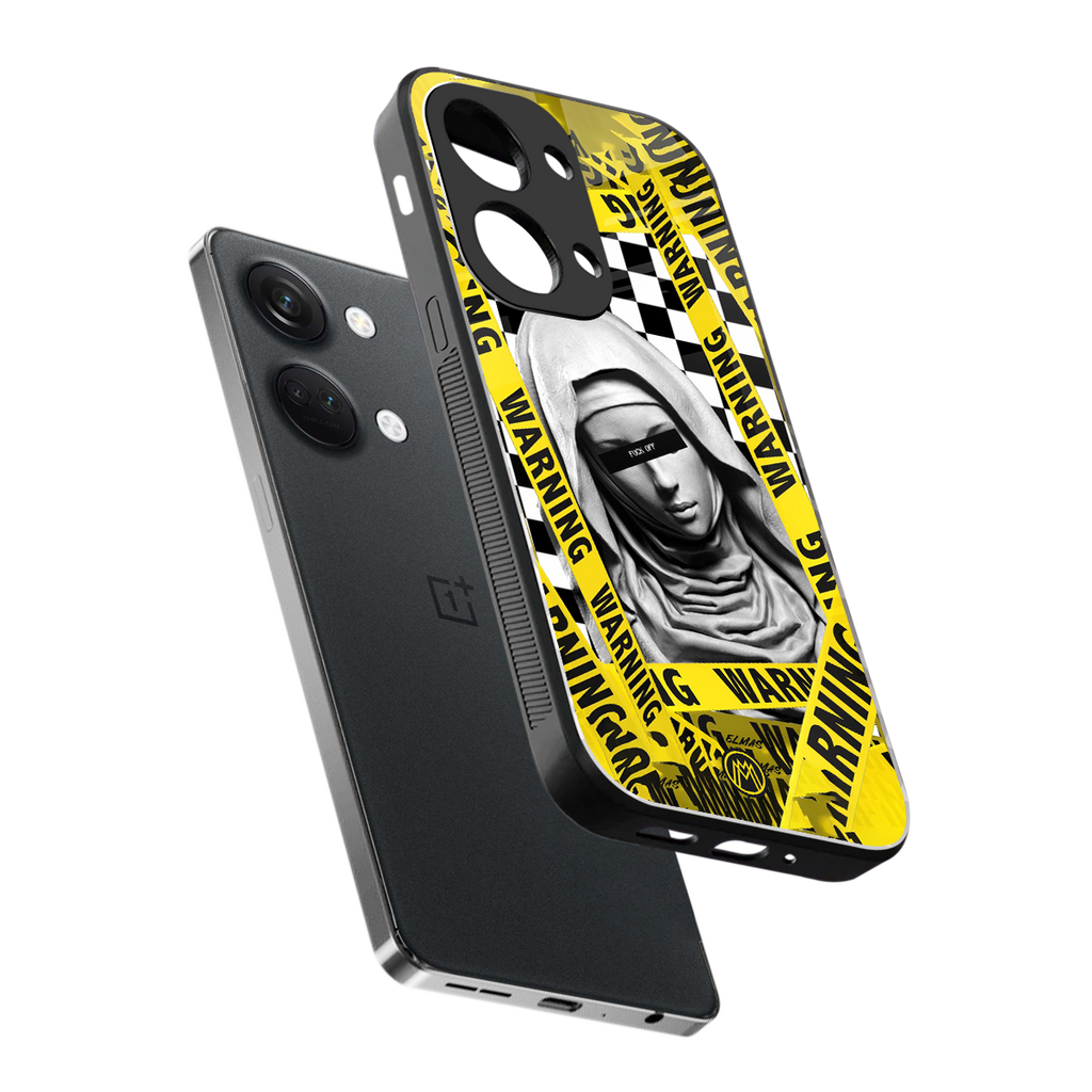 explicit signal back phone cover | glass case for oneplus nord 3