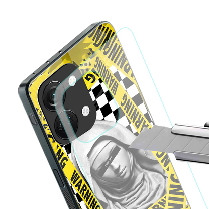 explicit signal back phone cover | glass case for oneplus nord 3