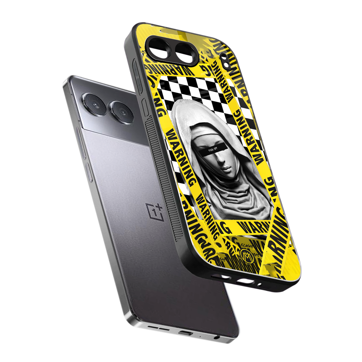 explicit signal back phone cover | glass case for oneplus nord 4