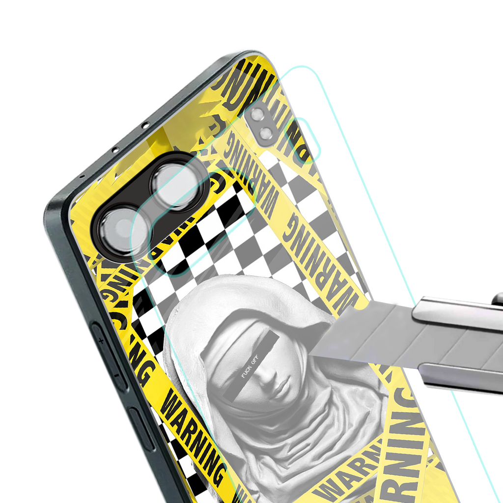explicit signal back phone cover | glass case for oneplus nord 4